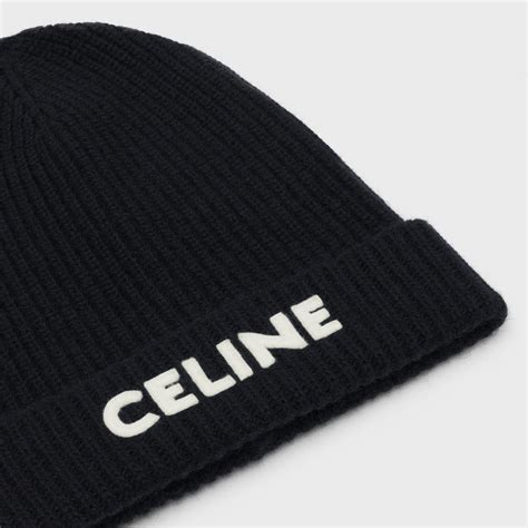 celine beanie black|celine beanie hat.